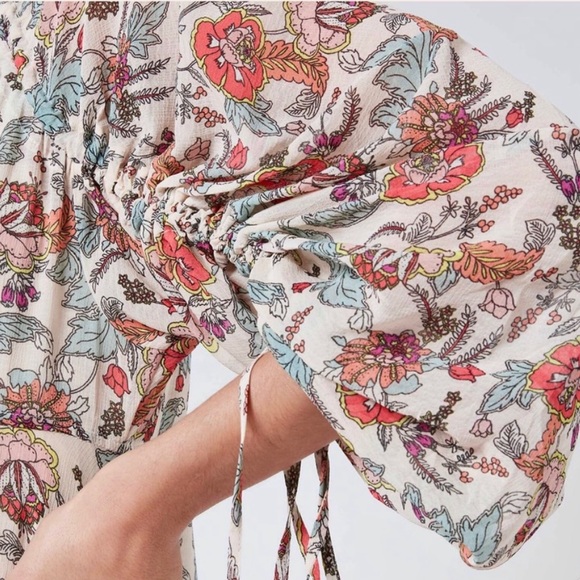 NWT Free People Earth Folk Tea Combo Maxi Dress S - Picture 8 of 14